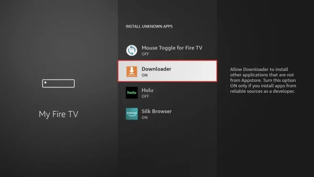 Downloader App Installation